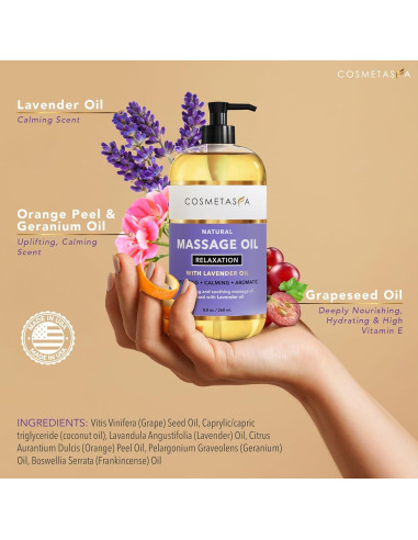 Set de Aceite de Masaje Cosmetasa - Alivio Muscular y Celulitis