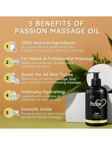 Aceite de Masaje Passion Brookethorne 280g Jojoba y Almendra Aceite de Masaje Passion Brookethorne 280g Jojoba y Almendra