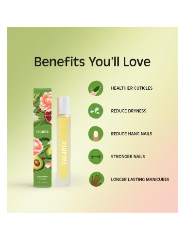 Aceite de Cutícula Diario Vacance 9mL Viaje Antiinflamatorio