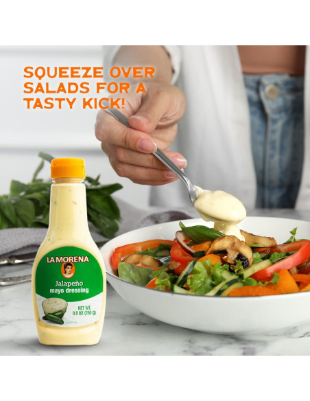 Aderezo de Mayo con Jalapeño La Morena 248g - Sabor Mexicano