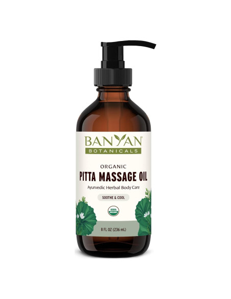 Aceite de Masaje Pitta Banyan Botanicals 236.6 ml Orgánico Aceite de Masaje Pitta Banyan Botanicals 236.6 ml Orgánico