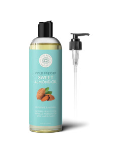 Aceite de Almendra Dulce Pure Body Naturals 473ml Prensado en Frío