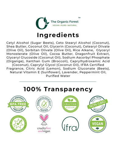 Crema de Manos y Uñas El Bosque Orgánico 50ml Hidratante