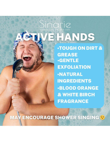 Jabón Exfoliante de Manos Sinarie Naranja y Abedul 142g