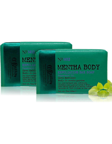 Jabón Exfoliante de Menta C.O. Bigelow 198.4 g Pack de 2