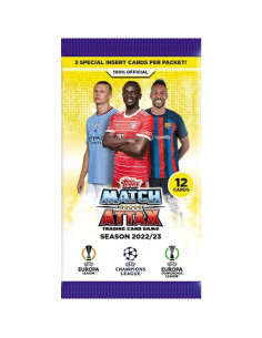 Topps Match Attax 2022/23 UEFA - 6 Paquetes Sellados con 72 Tarjetas 2