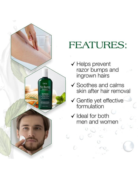 GIGI Solución Tópica Sin Bultos 118 ml - Post Afeitado y Depilación GIGI Solución Tópica Sin Bultos 118 ml - Post Afeitado y Depilación