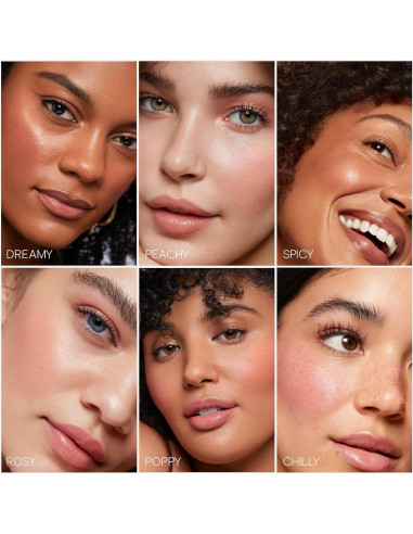 Rubor Líquido Hidratante Saie Dew Blush 11.34g - Poppy