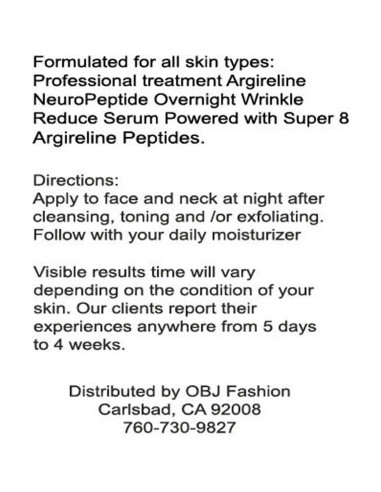 Suero Nocturno Antiarrugas 100% Ácido Hialurónico 113g