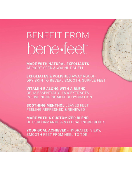 Exfoliante para Pies Benefeet 113.4 g - Suaviza y Refresca
