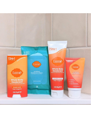 Juego de Cuidado de Piel Lume - Desodorante y Jabón Mandarina