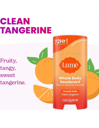 Juego de Cuidado de Piel Lume - Desodorante y Jabón Mandarina