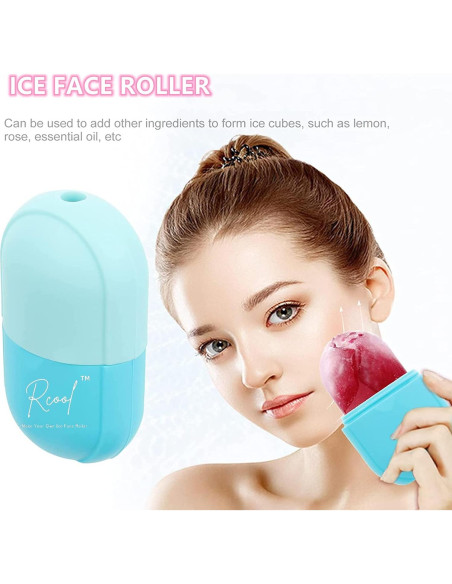 Rodillo de Hielo Facial VEREE, Masajeador de Piel 12.4cm