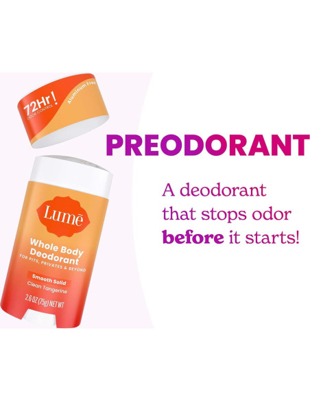 Juego de Cuidado de Piel Lume - Desodorante y Jabón Mandarina