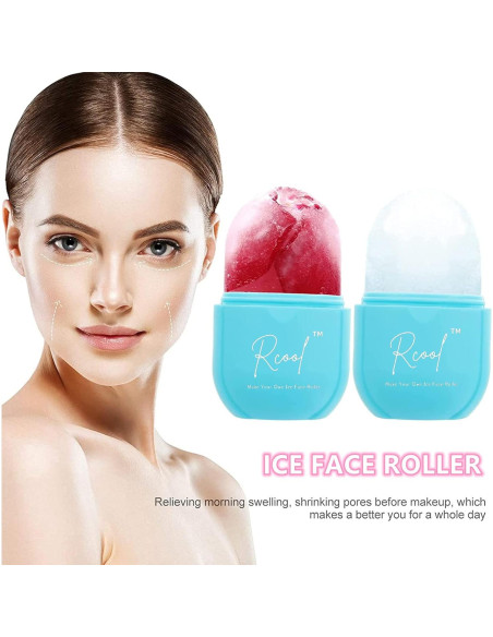 Rodillo de Hielo Facial VEREE, Masajeador de Piel 12.4cm