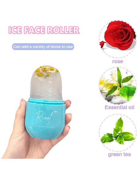 Rodillo de Hielo Facial VEREE, Masajeador de Piel 12.4cm
