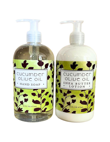 Juego de Jabón y Loción de Pepino Greenwich Bay 16 oz