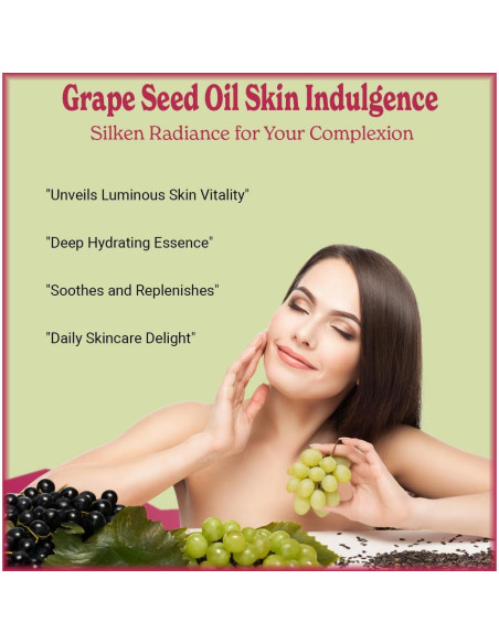 Aceite de Semilla de Uva Natural Born Oils 473ml Orgánico Prensado en Frío