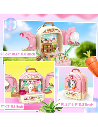 Mochila Transportadora de Mascotas SMILESSKIDDO 3 en 1 Rosa