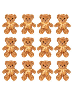 12 Osos de Peluche Jenaai 30 cm Marrón para Decoración