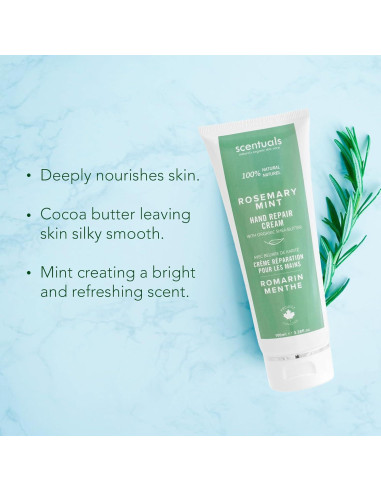 Crema de Manos Scentuals 100 ml Romero y Menta Hidratante