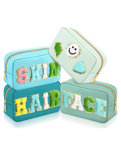 Set de 4 Bolsas de Viaje Sanwuta para Maquillaje y Piel