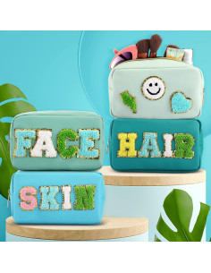 Set de 4 Bolsas de Viaje Sanwuta para Maquillaje y Piel 2