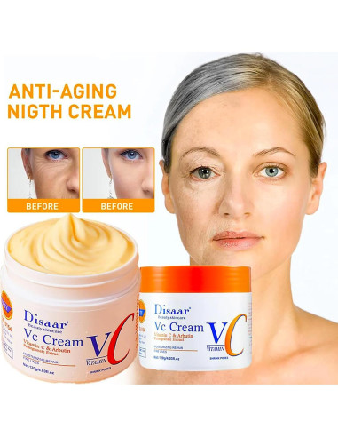 Crema Hidratante Antienvejecimiento Livepro 120g Vitamina C