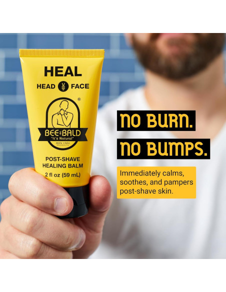 Bálsamo Aftershave Bee Bald HEAL 59 ml - Alivio Piel Irritada Bálsamo Aftershave Bee Bald HEAL 59 ml - Alivio Piel Irritada
