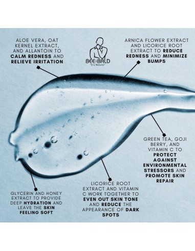 Bálsamo Aftershave Bee Bald HEAL 59 ml - Alivio Piel Irritada