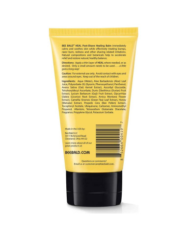 Bálsamo Aftershave Bee Bald HEAL 59 ml - Alivio Piel Irritada