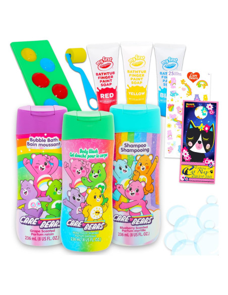 Conjunto de Baño Care Bears - Champú, Gel, Burbujas y Más