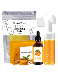 Juego de Cuidado Facial de Cúrcuma Regpem - 4 Piezas