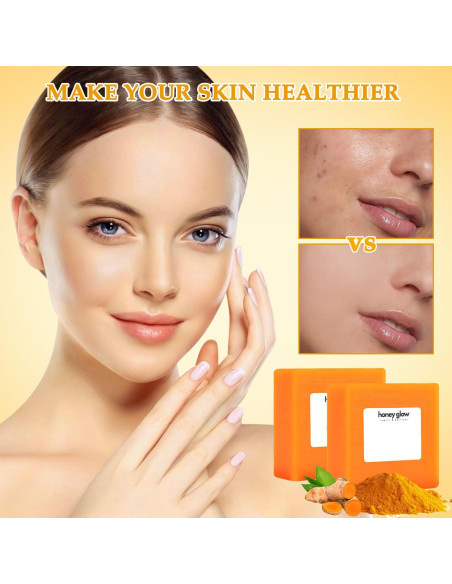 Jabón de Cúrcuma Natural Hadaclub 50g - 2 Piezas para Todos Jabón de Cúrcuma Natural Hadaclub 50g - 2 Piezas para Todos