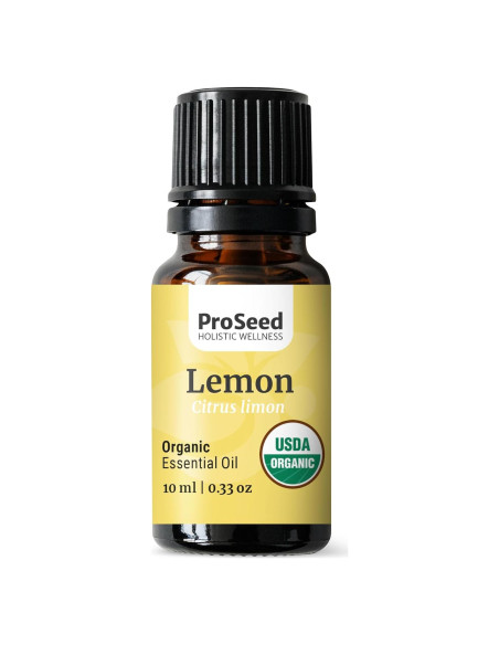 Aceite Esencial Orgánico ProSeed Limón 10ml - Aromaterapia y Cuidado de la Piel