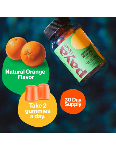 Gomitas Hidratantes Paya Health 60 Unidades Sabor Naranja