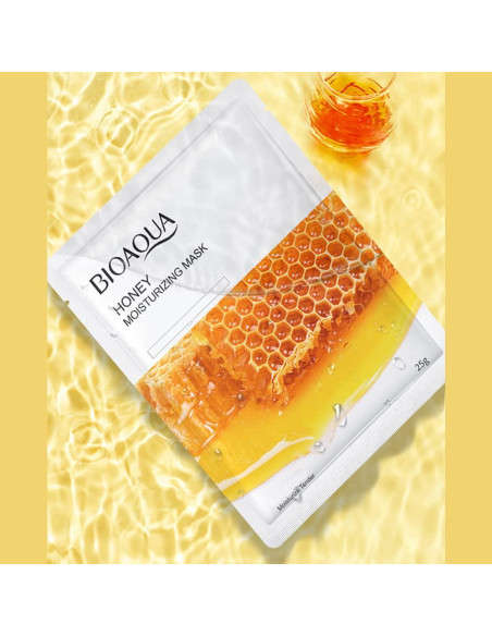 Mascarilla Hidratante BIOAQUA 25g x 8pcs - Frutas y Té Verde