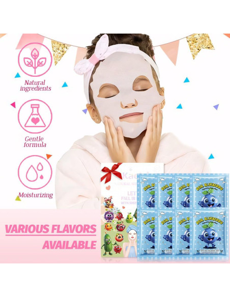 Mascarillas Faciales Hidratantes DIARIO DE AMY 8 Pcs Arándano Mascarillas Faciales Hidratantes DIARIO DE AMY 8 Pcs Arándano