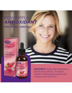 Aceite de Semilla de Frambuesa Roja Pura Life-flo 60ml 2