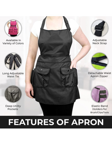 Delantal Convertible Impermeable Charlene para Estilistas