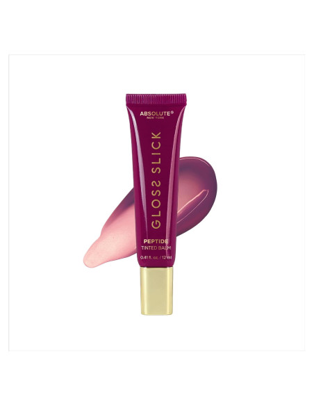 Bálsamo Tinte Peptídico Gloss Slick Absolute New York - Sorbete de Frambuesa, Labios Suaves y Voluminosos Bálsamo Tinte Peptídico Gloss Slick Absolute New York - Sorbete de Frambuesa, Labios Suaves y Voluminosos