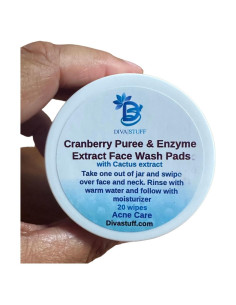 Almohadillas Limpiadoras Faciales Diva Stuff con Arándano - 20 Unidades