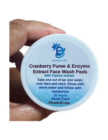 Almohadillas Limpiadoras Faciales Diva Stuff con Arándano - 20 Unidades