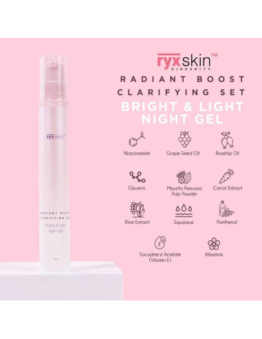 Kit de Cuidado de la Piel RyxSkin Aclarador Radiant Boost
