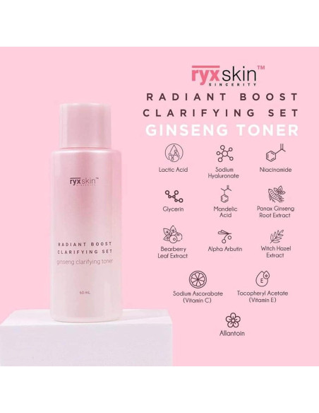 Kit de Cuidado de la Piel RyxSkin Aclarador Radiant Boost