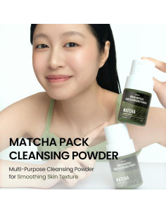 Limpiador Facial en Polvo Matcha Coreano 40g - AquaLex 2