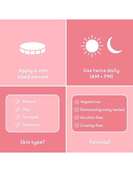 Crema Facial de Colágeno Vegetariana Q+A 53 ml - Hidratante