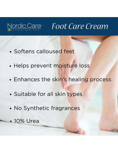 Paquete de Cuidado Corporal Nordic Care - 2 Crema para Pies 170g y Loción 85g