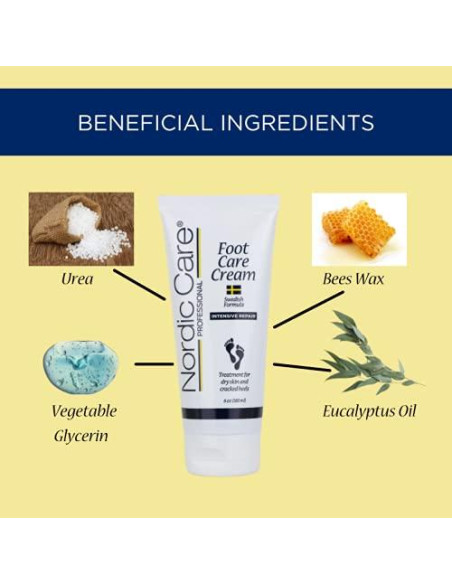 Paquete de Cuidado Corporal Nordic Care - 2 Crema para Pies 170g y Loción 85g