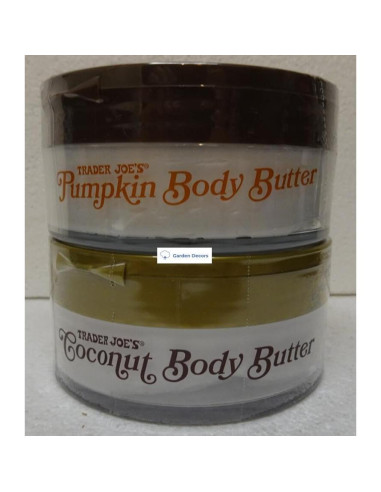 Mantequilla Corporal Trader Joe's Calabaza y Coco 454g (2 Tarros)
